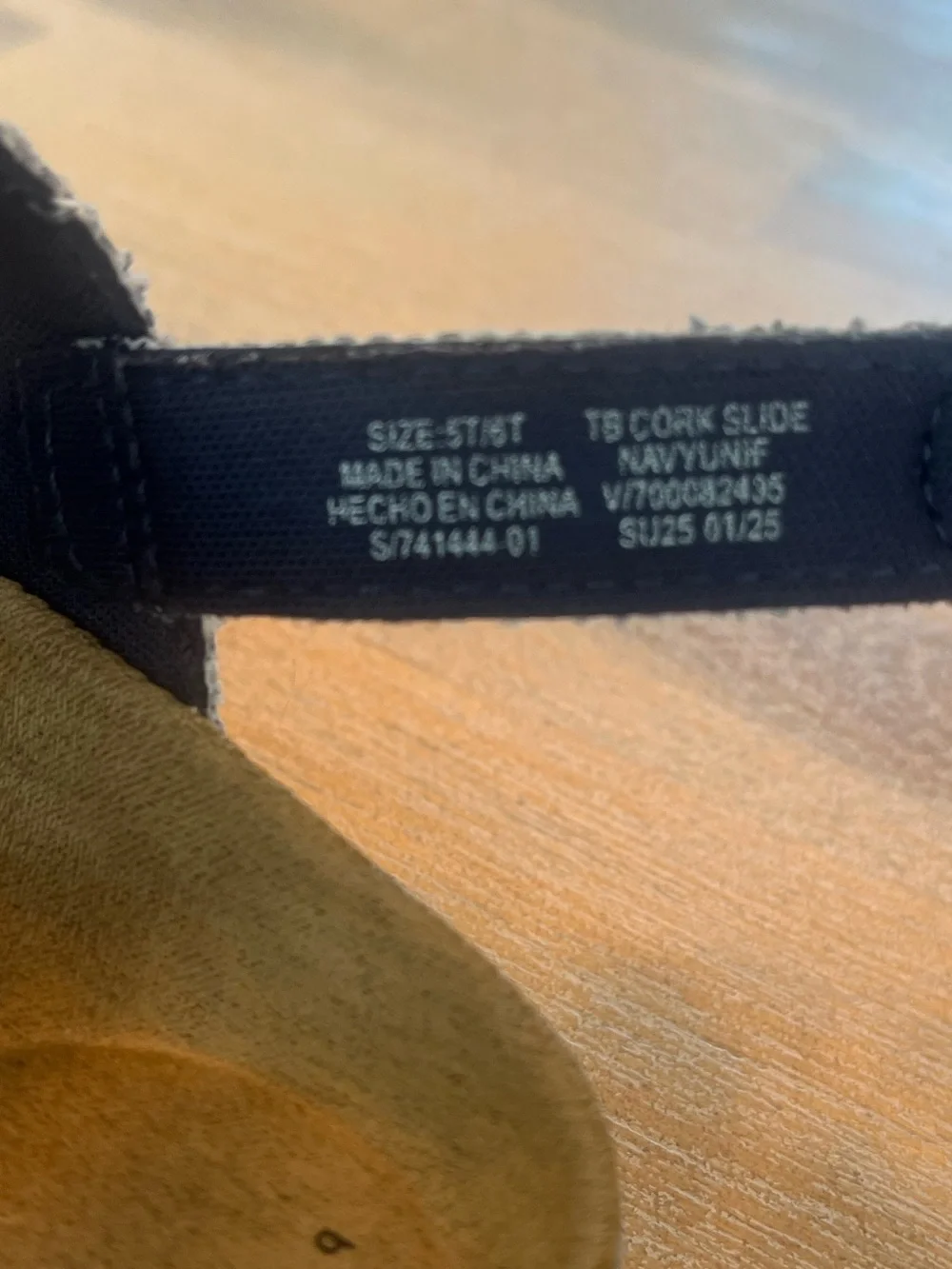 Baby Gap Navy Buckle Toddler Sandal Strap Adjustable 5T/6T Summer Shoe Slip On